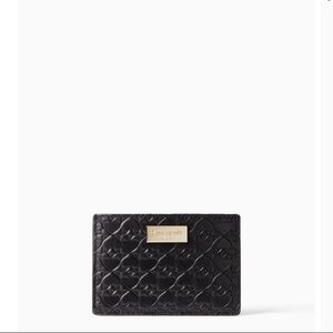 Kate Spade Penn Place Embossed card holder
